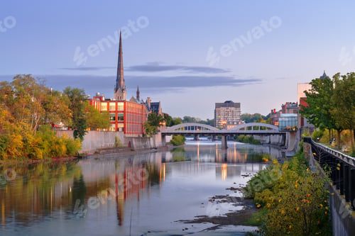 Preview: Cambridge, Ontario, Canada at Night