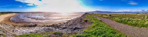 Preview: Panoramic shot of the Duddon Estuary in the UK