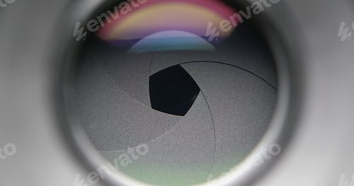 Preview: Changing aperture camera lens