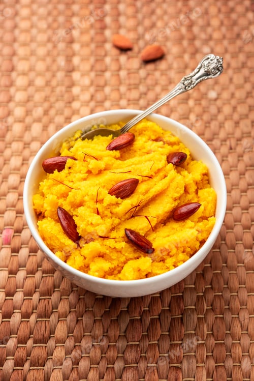 Preview: Badam Halwa or sheera also known as Almond Halwa is a traditional Indian sweet dish