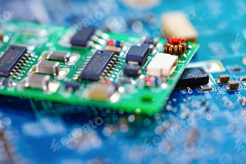 Preview: Computer circuit cpu chip mainboard core processor electronics device