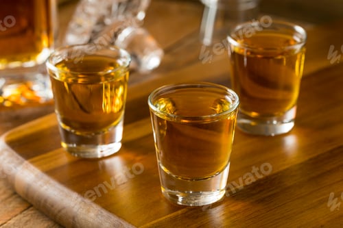Preview: Group of Bourbon Whiskey Shots