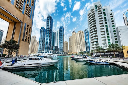 Preview: Dubai marina skyline in UAE