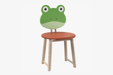Preview: Whimsical Frog Back Children's Chair