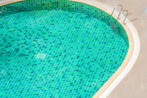 Preview: Beautiful outdoor swimming pool in hotel resort for holiday vaca