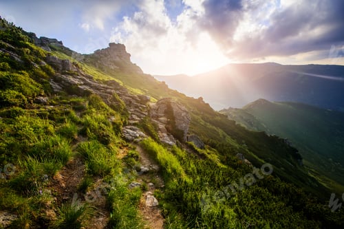 Preview: mountain in summer