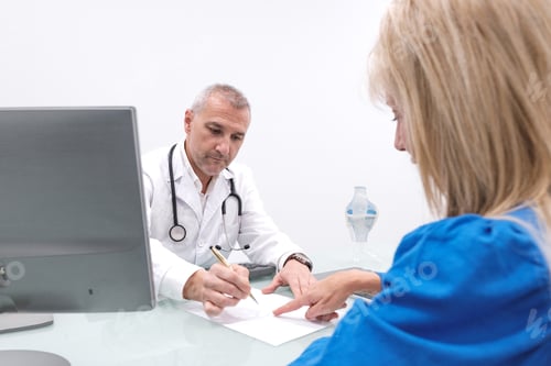 Preview: Experienced Doctor Checks on Mature Blonde in a hospital