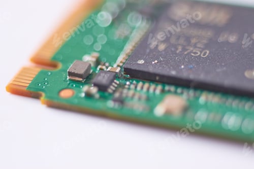 Preview: image detail of computer hardware circuits