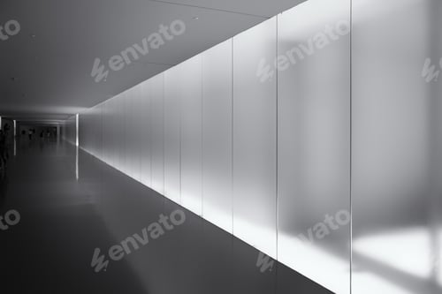 Preview: Grayscale shot of an underground pathway in Israel