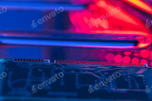 Preview: computer random access memory (RAM) close up