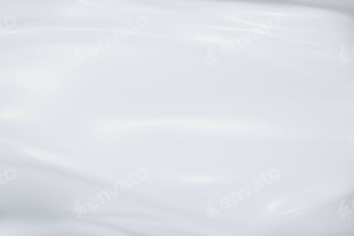 Preview: white gloss paper wrinkled poster template. blank paper sheet mockup 3d rendering.