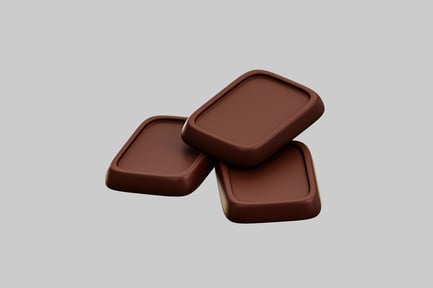 Preview: Chocolate tiles stack