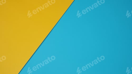 Preview: Empty paper in yellow and blue sky color for background.
