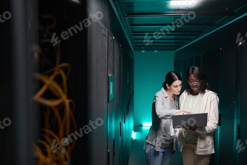 Preview: Two Women Managing Server Network
