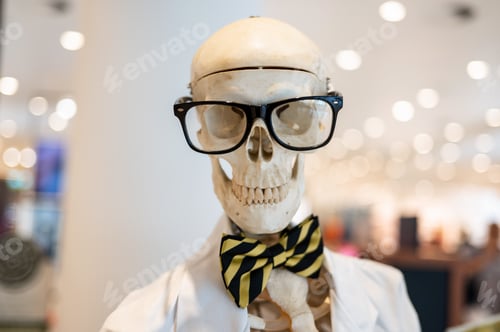 Preview: Skeleton mannequin in clothes