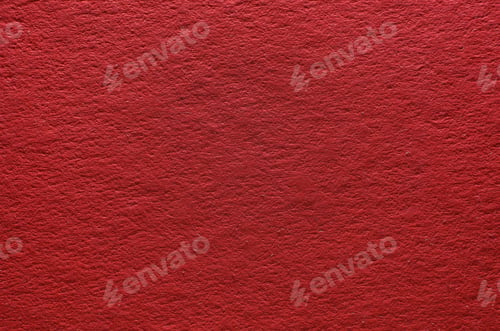 Preview: Rough texture of red paper with fibers, macro photography. Close-up paper background top view