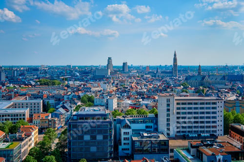 Preview: Aerial view of Antwerp