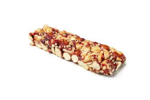 Preview: Tasty granola bar isolated on white background