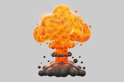 Preview: Cartoon atomic explosion