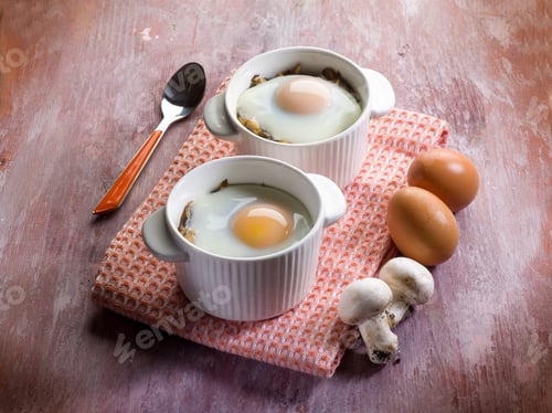 Preview: eggs with mushroom
