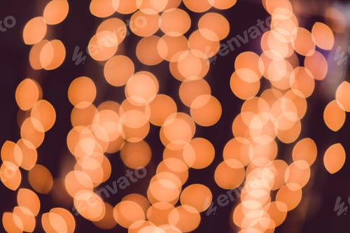 Preview: Blurred festive lights, bokeh