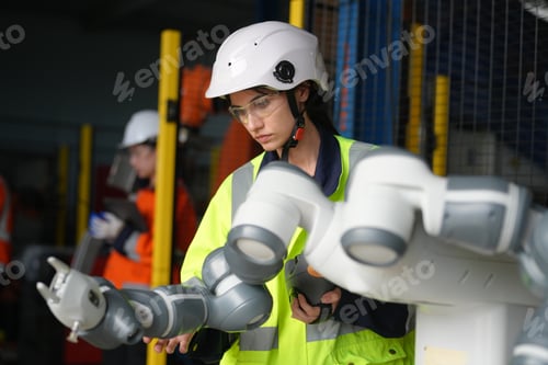 Preview: Business industry innovation technology, people with tech Innovation technological progress concept.