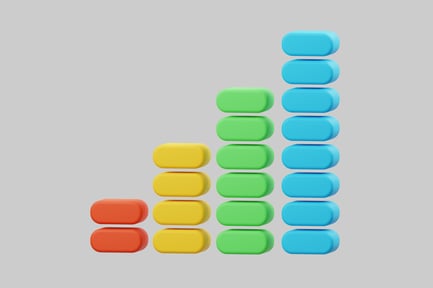 Preview: Bar graph with four bars of different colors.