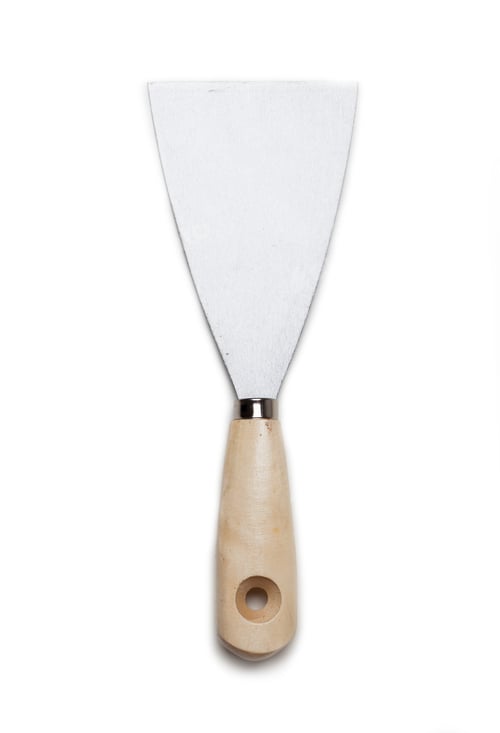Preview: Metal spatula, wooden grip