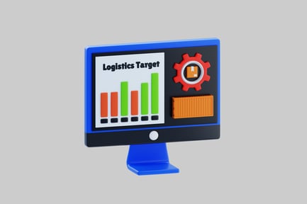 Preview: Logistics target tracking computer monitor