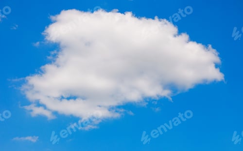 Preview: clouds with a blue sky background