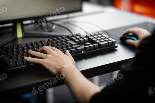 Preview: A man playing a computer game.