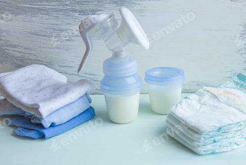 Preview: Baby manual breast pump accessories