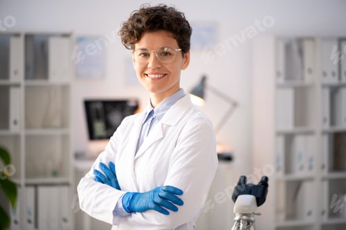 Preview: Confident laboratory researcher