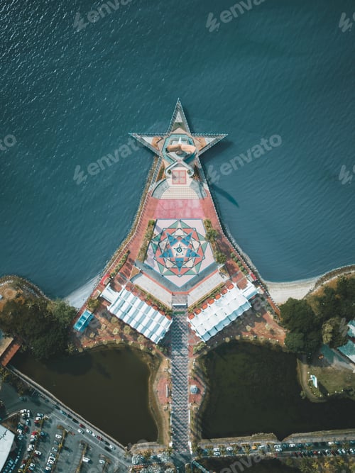 Preview: Top down of Langkawi Eagle Square (Dataran Lang)