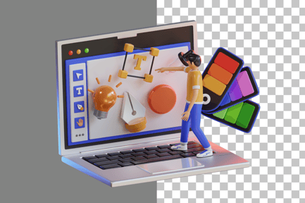Preview: Movie Director 3D Illustration