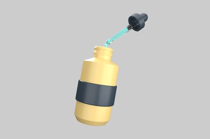 Preview: Cosmetic bottle with dropper