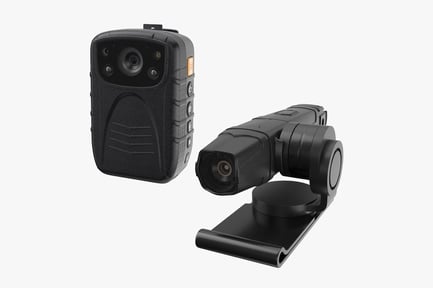 Preview: Portable Body Camera with Clip and Mounting Accessories