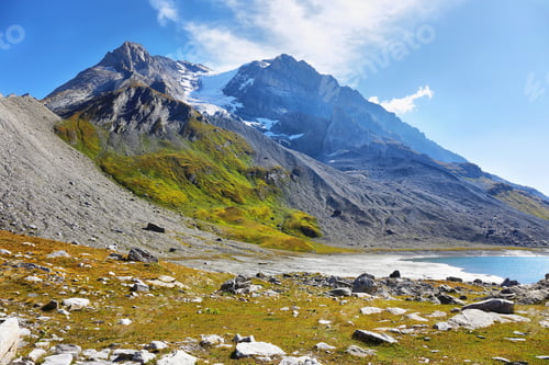 Preview: Grande Casse peak in Vanoise national park of french alps, France