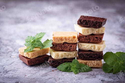 Preview: Different type of chocolate.