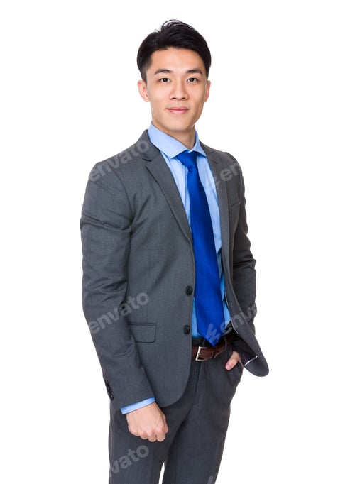 Preview: Young businessman portrait