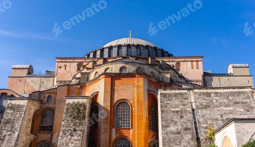 Preview: Hagia Sophia, Christian patriarchal basilica, imperial mosque and museum at Istanbul, Turkey