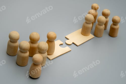 Preview: Mergers and acquisitions, business integration, and combining forces concept.