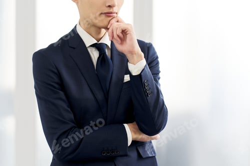 Preview: A businessman who is worried about wearing a custom suit