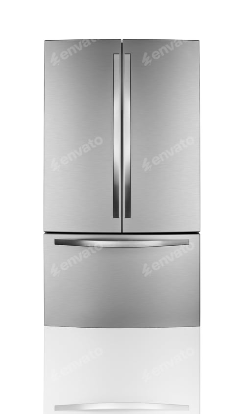 Preview: Fridge isolated on white background
