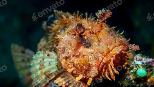 Preview: Colorful sea life underwater, shallow underwater seascape