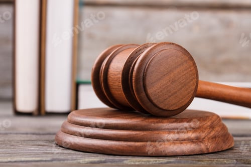 Preview: Gavel on sounding block.