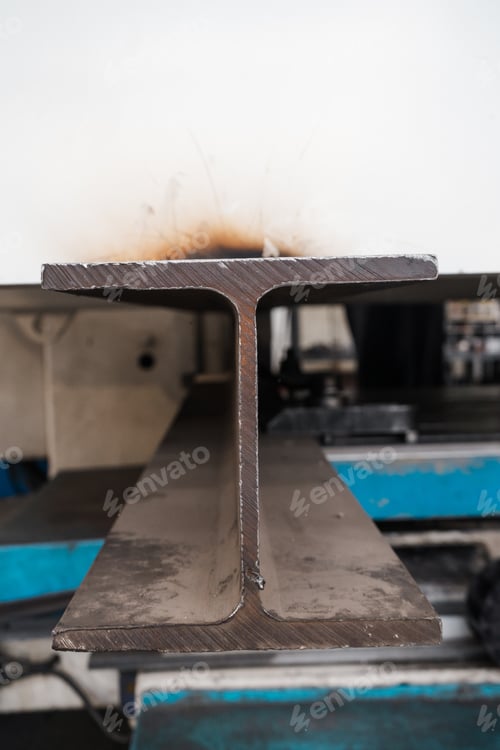 Preview: Vertical shot of welded metal