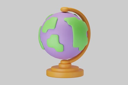 Aperçu: Globe sur un support