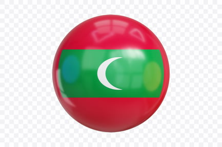 Preview: 3D Maldives Flag