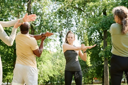 Preview: Young coach training senior people
